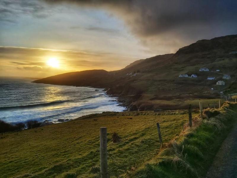 Anne'S Thatched Cottage Kilcar Exterior foto